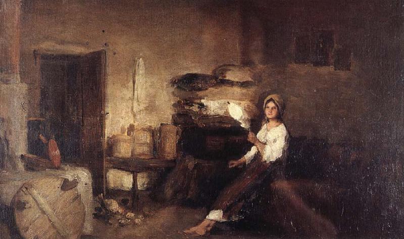 Nicolae Grigorescu Peasant Woman in her House China oil painting art